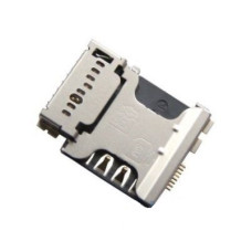 Конектор SIM Samsung G350e/i8262/i8552/i8580 + MMC Original