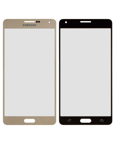 Скло дисплея Samsung A700 Galaxy A7 2015 (Золотисте)
