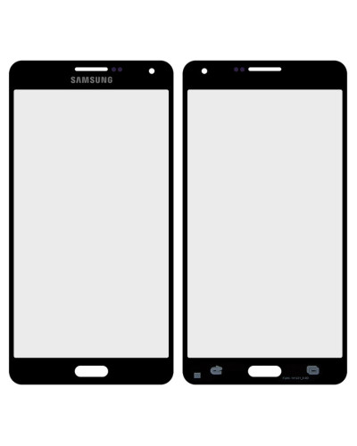 Скло дисплея Samsung A700 Galaxy A7 2015 (Чорне)