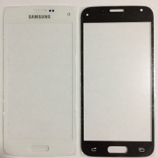 Скло дисплея Samsung G800F Galaxy S5 Mini (Біле)