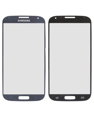 Скло дисплея Samsung i9500 Galaxy S4 (Синє)