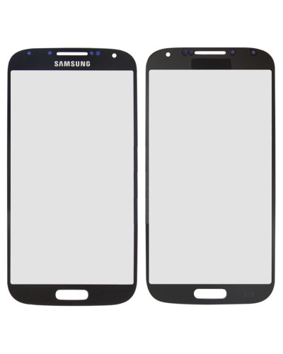 Скло дисплея Samsung i9500 Galaxy S4 (Чорне) ORIGINAL