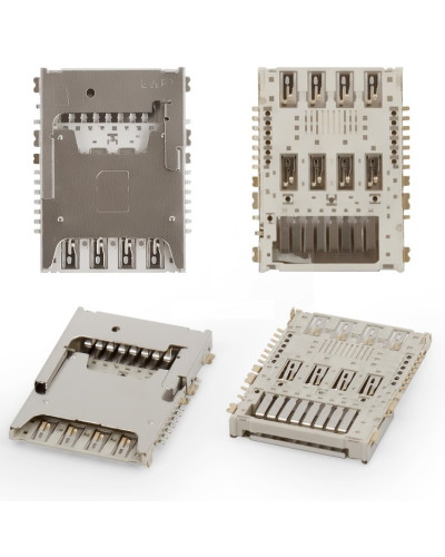 Конектор SIM LG D724 G3s / D850 / D851 / D855 G3 / LS990 / VS985 / D722 + MMC Card