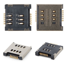 Конектор SIM LG D285/D325/D380/E455/E615/P715/T370/T375 на 2 SIM