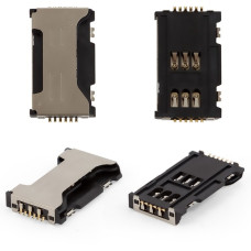 Конектор SIM Samsung S7562/C6712/i8262D/S7560 ( + MMC card)