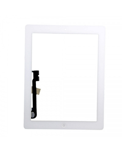 Сенсор Apple iPad 4 з кнопкою Home (Білий) High Quality
