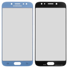 Скло дисплея Samsung J730 Galaxy J7 2017 (Блакитне/Срібне)