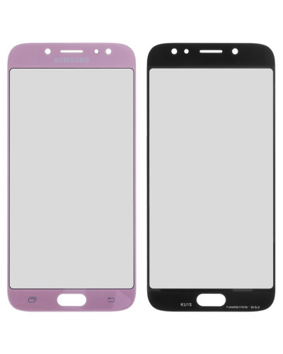 Скло дисплея Samsung J730 Galaxy J7 2017 (Рожеве)
