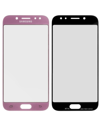 Скло дисплея Samsung J530 Galaxy J5 2017 (Рожеве)