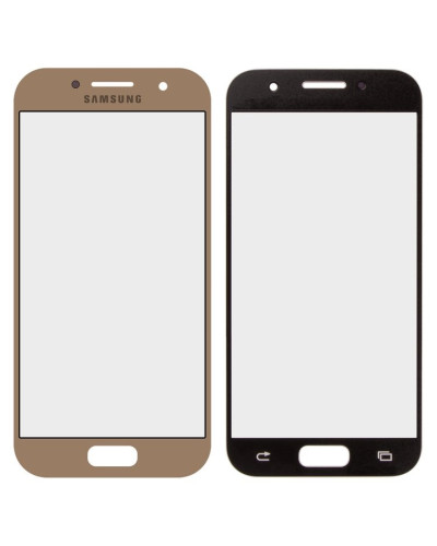 Скло дисплея Samsung A320 Galaxy A3 2017 (Золотисте)