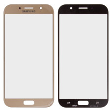 Скло дисплея Samsung A720 Galaxy A7 2017 (Золотисте)
