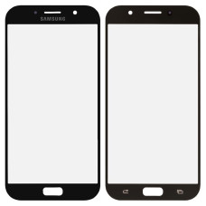 Скло дисплея Samsung A720 Galaxy A7 2017 (Чорне)