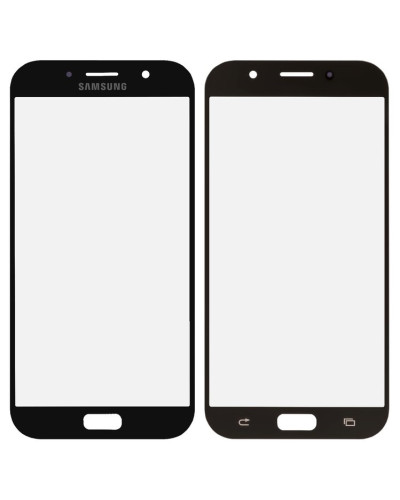 Скло дисплея Samsung A720 Galaxy A7 2017 (Чорне)