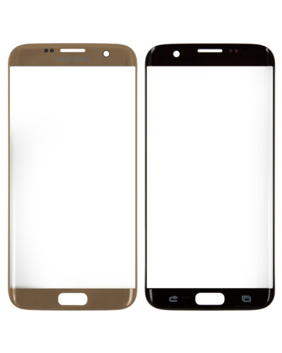 Скло дисплея Samsung G935 Galaxy S7 Edge (Золотисте) Original