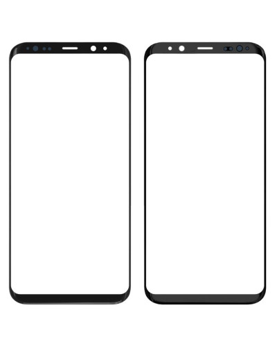 Скло дисплея Samsung G955 Galaxy S8 Plus (Чорне) Original