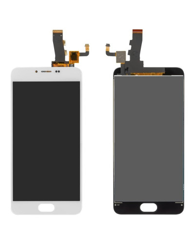Дисплей Meizu M5 з сенсором (Білий) High Quality