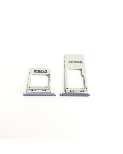 Тримач Sim-карти Samsung A530 Galaxy A8 2018 / A730 Galaxy A8+ 2018 (Фіолетовий) One Sim