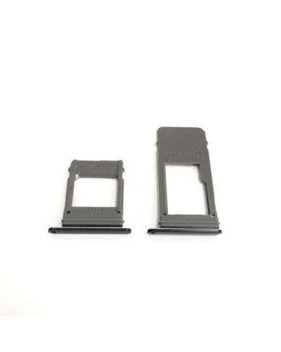 Тримач Sim-карти Samsung A530 Galaxy A8 2018 / A730 Galaxy A8+ 2018 (Чорний) One Sim