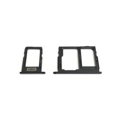 Тримач Sim-карти Samsung J330 Galaxy J3 2017 / J530 Galaxy J5 2017 / J730 Galaxy J7 2017 (Чорний) Dual Sim