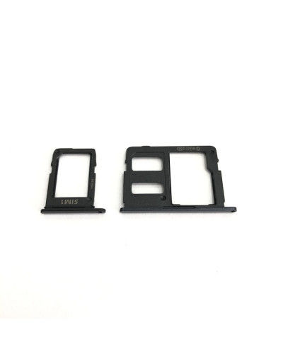 Тримач Sim-карти Samsung J330 Galaxy J3 2017 / J530 Galaxy J5 2017 / J730 Galaxy J7 2017 (Чорний) One Sim
