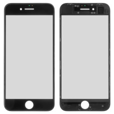 Скло дисплея Apple iPhone 8 в рамці з OCA (Чорне) G+OCA Pro