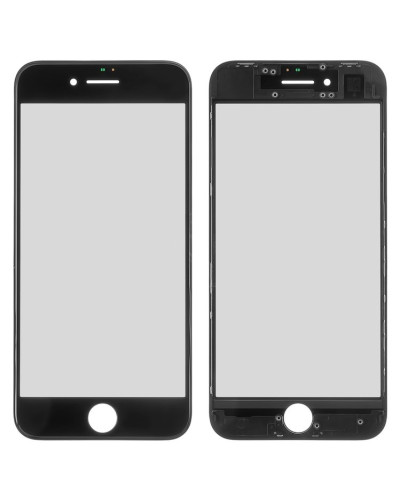 Скло дисплея Apple iPhone 8 в рамці з OCA (Чорне) G+OCA Pro