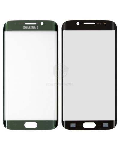 Скло дисплея Samsung G925 Galaxy S6 Edge (Зелене) Original