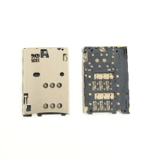 Конектор SIM Nokia на 2 Sim X2-02/N112/N200/N202/N305/N306/C2-00/C2-03/C2-06/C2-08 Original