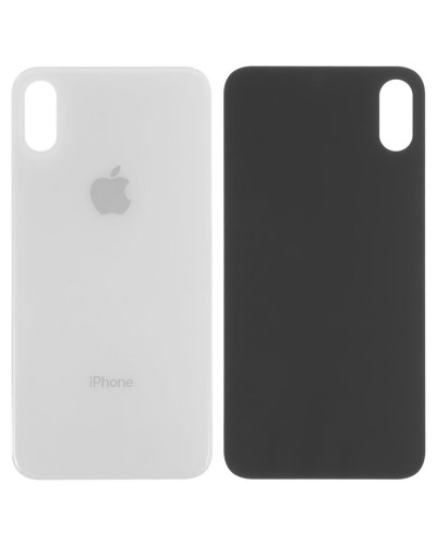 Задня кришка Apple iPhone XS (Silver) Оригінальний виріз