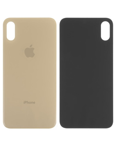 Задня кришка Apple iPhone XS (Gold) Оригінальний виріз