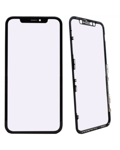 Скло дисплея Apple iPhone XR в рамці з OCA (Чорне) ORIGINAL