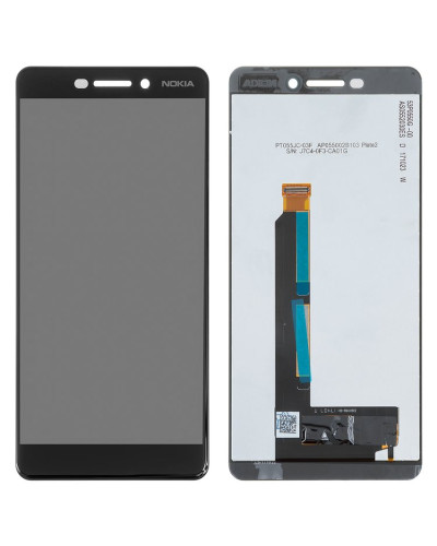 Дисплей Nokia 6.1 / TA-1043 / TA-1045 / TA-1050 / TA-1054 / TA-1068 / TA-1089 з сенсором (Чорний)