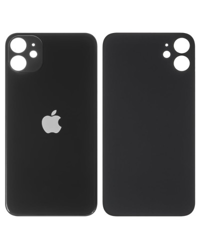 Задня кришка Apple iPhone 11 (Black) Більший виріз / Original