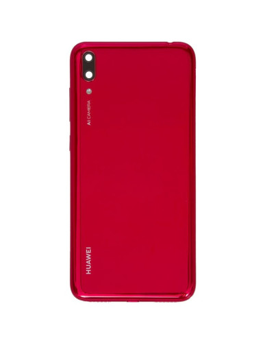 Задня кришка Huawei Y7 2019 (Червона) Original