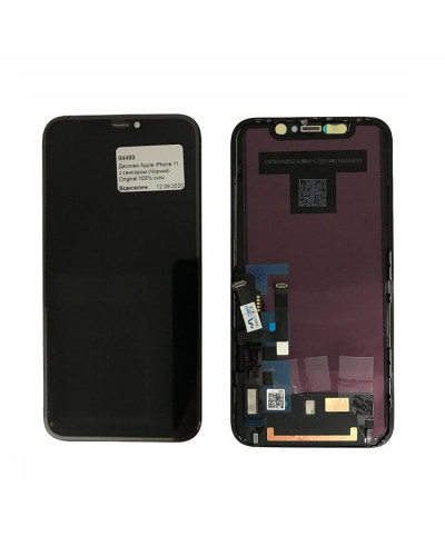 Дисплей Apple iPhone 11 з сенсором / Версія: Toshiba/Sharp / Original Refurbished Glass