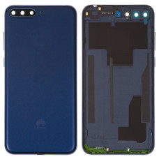 Задня кришка Huawei Y6 Prime 2018 з склом камери (Синя) Original