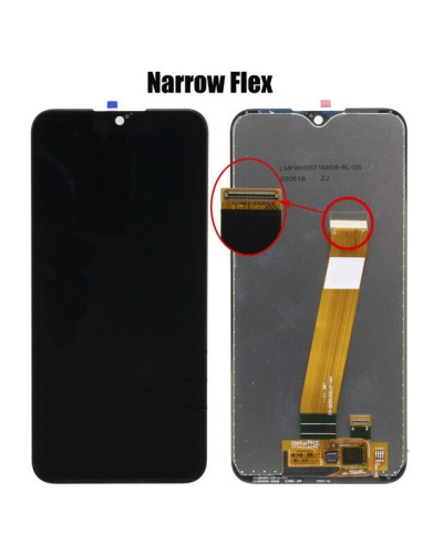 Дисплей Samsung A015 Galaxy A01 2020 з сенсором / Вузький конектор (Чорний) Original PRC