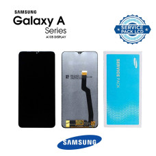 Дисплей Samsung A105 Galaxy A10 / M105 Galaxy M10 з сенсором (Чорний) Original Pack