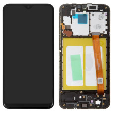 Дисплей Samsung A202 Galaxy A20e 2019 з сенсором в рамці (Чорний) Original Pack