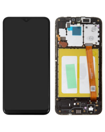 Дисплей Samsung A202 Galaxy A20e 2019 з сенсором в рамці (Чорний) Original Pack
