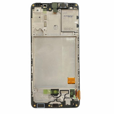 Дисплей Samsung A415 Galaxy A41 2020 з сенсором в рамці (Чорний) Service Original