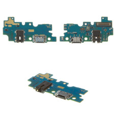 Плата зарядки Samsung A307 Galaxy A30s з компонентами / ORIGINAL