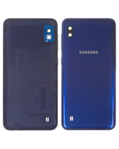 Задня кришка Samsung A105 Galaxy A10 з склом камери (Синя) Original
