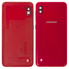 Задня кришка Samsung A105 Galaxy A10 з склом камери (Червона) Original
