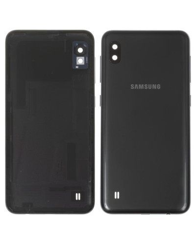 Задня кришка Samsung A105 Galaxy A10 з склом камери (Чорна) Original