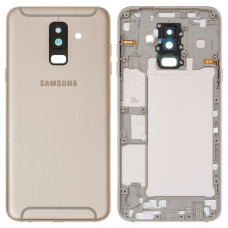 Задня кришка Samsung A605 Galaxy A6 Plus 2018 з склом камери (Золотиста) Original