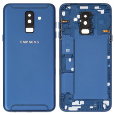 Задня кришка Samsung A605 Galaxy A6 Plus 2018 з склом камери (Синя) Original