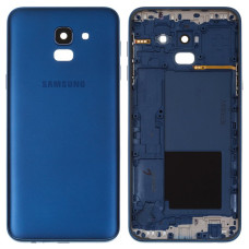Задня кришка Samsung J600 Galaxy J6 2018 з склом камери (Синя) Original