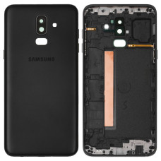 Задня кришка Samsung J810 Galaxy J8 2018 з склом камери (Чорна) Original