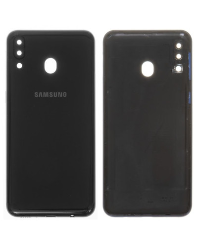 Задня кришка Samsung M205 Galaxy M20 з склом камери (Чорна) Original